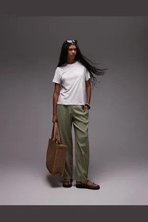 & OTHER STORIES Linen blend relaxed short sleeve t-shirt in