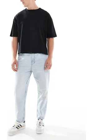 Bershka Loose fit jeans in light wash