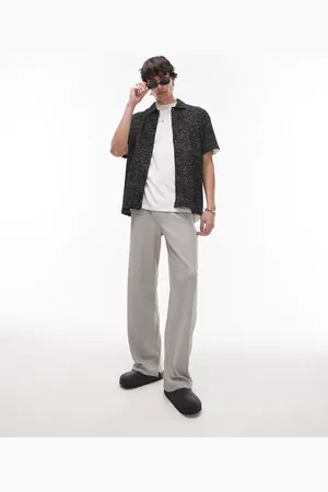 Topman Straight leg ottoman jogger in light