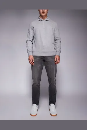 ASOS Tapered jeans with tint in wash