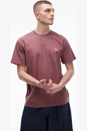 Carhartt Chase t-shirt in dusky pink