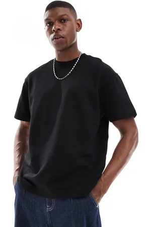 Bershka Heavy weight oversized t-shirt in