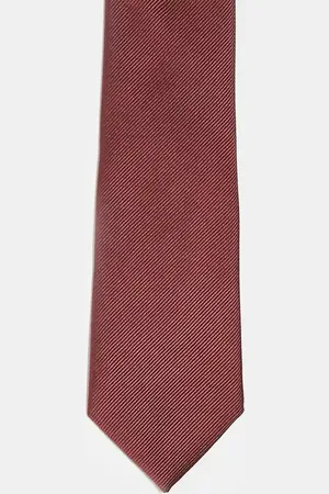 ASOS Satin tie in burnt red
