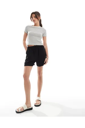 New Look Linen pull on short in
