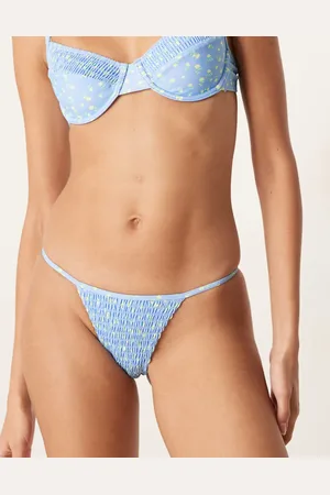 Kulani Kinis Lemon bloom cheeky bikini bottom in
