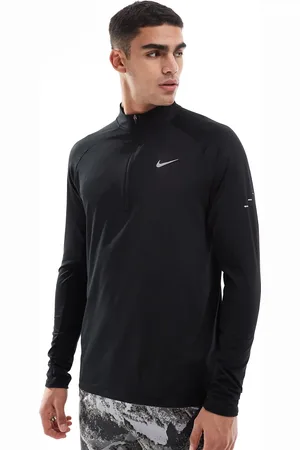 Nike Stride Dri-FIT half zip longsleeve top in