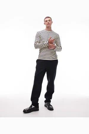 MANGO Elasticated waist joggers in