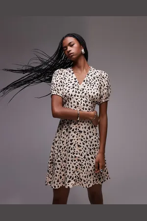 & OTHER STORIES Sheer chiffon maxi dress with layers and flower applique in
