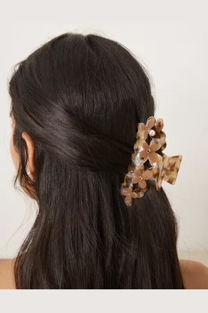 Sui Ava Pretty blossom medium hair claw in tort
