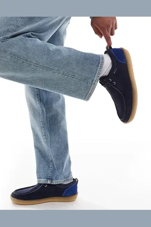 Paul Smith Paul Smith suede logo moccasin shoes in