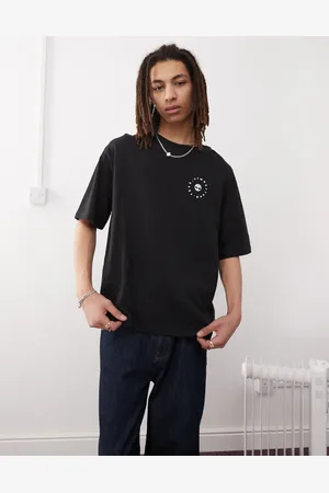 Timberland Timbs 6"" backprint oversized t-shirt in