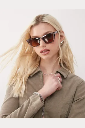 Monki Oversized cat eye sunglasses in