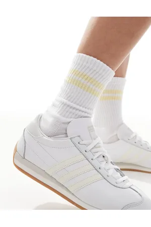 VERO MODA Ribbed sport sock in pale banana