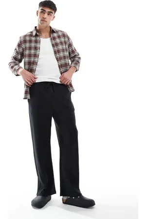 Bershka Wide leg jogger in
