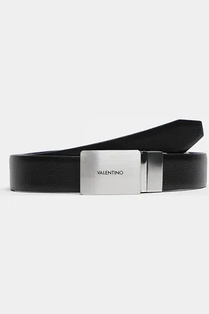 VALENTINO Valentino litech belt with chunky silver buckle in