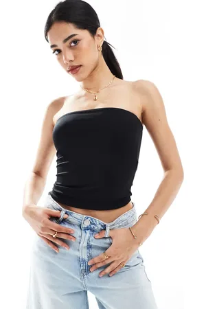 Bershka Polyamide bandeau top in