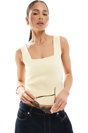 New Look Co-ord square neck vest in
