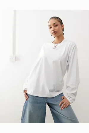 Weekday Oversized boxy fit long sleeve t-shirt in