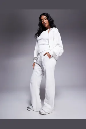 Kaiia Embroidered logo wide leg jogger co-ord in