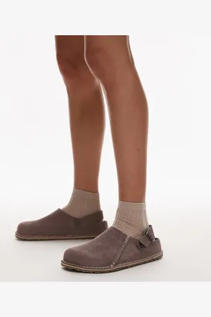 Birkenstock Lutry suede shoe in washed