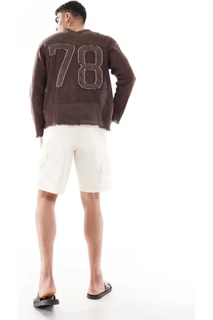Bershka Oversized mesh t-shirt jersey in