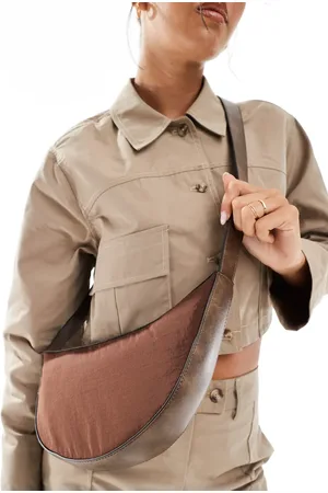 ASOS Asymmetric scoop sling crossbody bag in