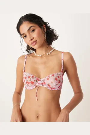 For Love & Lemons Lottie underwire bra co-ord in floral