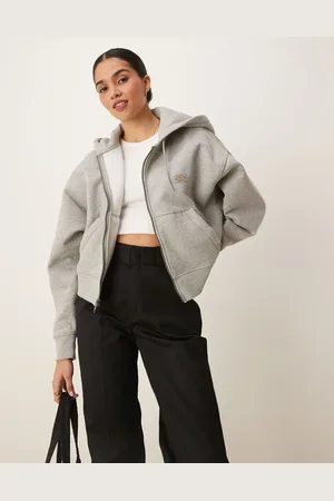 Dickies Oakport zip hoodie in marl