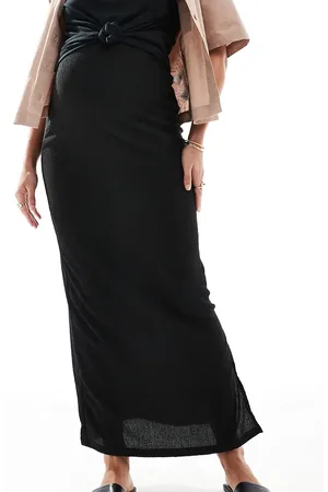 Mama;licious Mamalicious Maternity maxi column skirt in