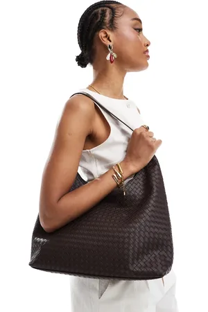 Glamorous Large woven shoulder bag in