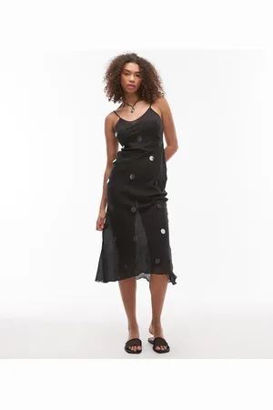 Emory Park Sequin applique cami midi dress in