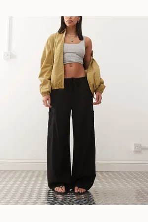 Weekday Adisa wide leg cargo trousers in