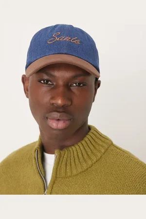 ASOS Sante cap with contrast peak in denim