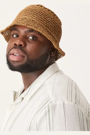 ASOS Straw bucket hat in
