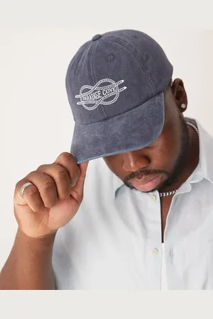 ASOS Cap with embroidery in washed