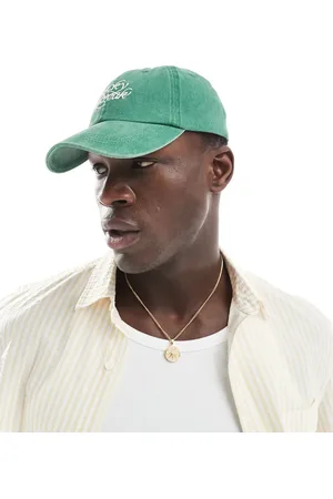 ASOS Lucky strike embroidered cap in washed