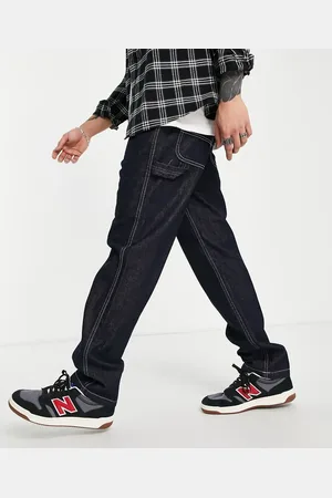 Dickies Garyville relaxed straight fit jeans in washed indigo