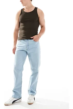 Dr Denim Dash regular fit straight leg jeans in stray pale used