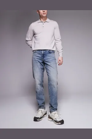 ASOS Tapered fit jeans in mid wash