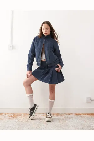 Reclaimed Cord mini skirt co-ord in