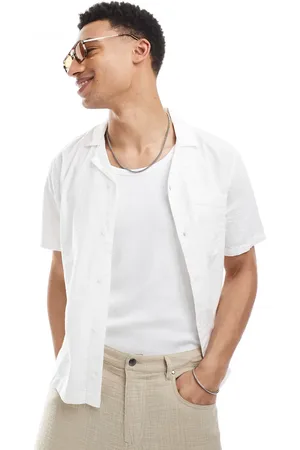 Hollister Short sleeve seersucker shirt in