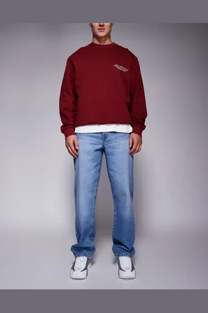 ASOS Baggy jeans in mid wash
