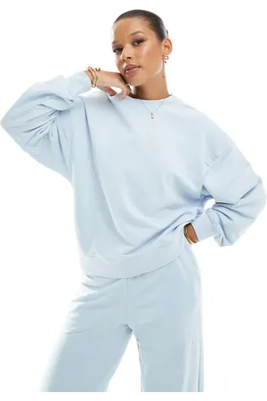 JJXX Boxy sweat co-ord in light
