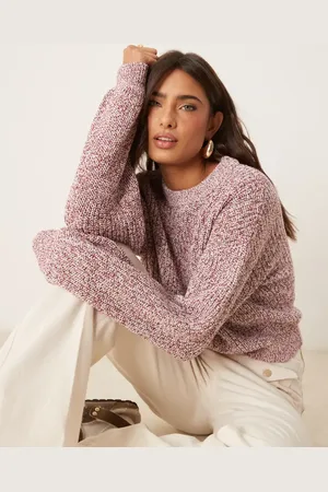 ASOS Crew neck jumper in twist yarn in