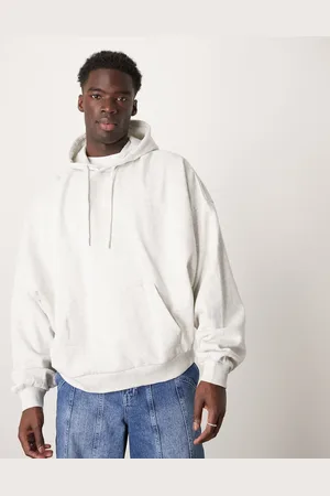 ASOS Essential extreme oversized hoodie in grey marl
