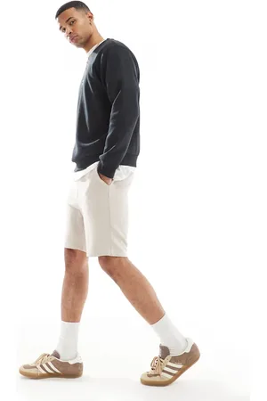 JACK & JONES Loose fit sweat shorts in cream