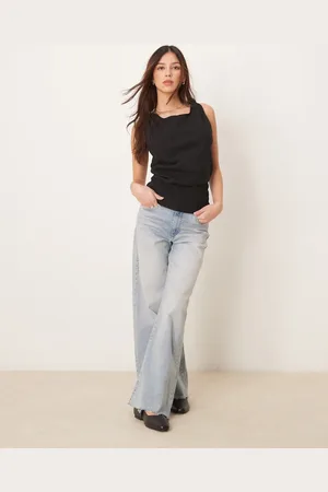 Free People Kaylor linen backless shift top in
