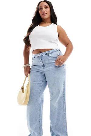 VERO MODA Tessa wide leg jeans in light wash