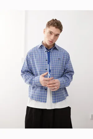 COLLUSION Long sleeve check shirt in