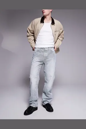 Hugo Blue Nate baggy fit jeans in light